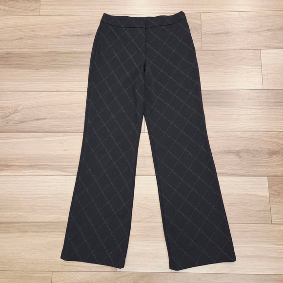 New York & Company Pants - NEW YORK & COMPANY Black White Plaid Trousers size S